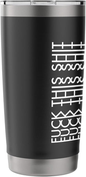 Ishenkea coffee tumbler, 20 oz capacity, sturdy metal for daily use.