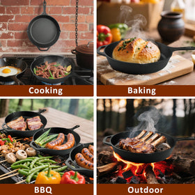 ishetao skillet handles offer secure grip for safe oven use