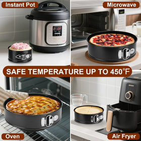 isheTao springform pan 10-inch large capacity for gatherings