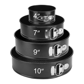 isheTao springform pan 4-inch with detachable bottom for flawless mini cheesecakes
