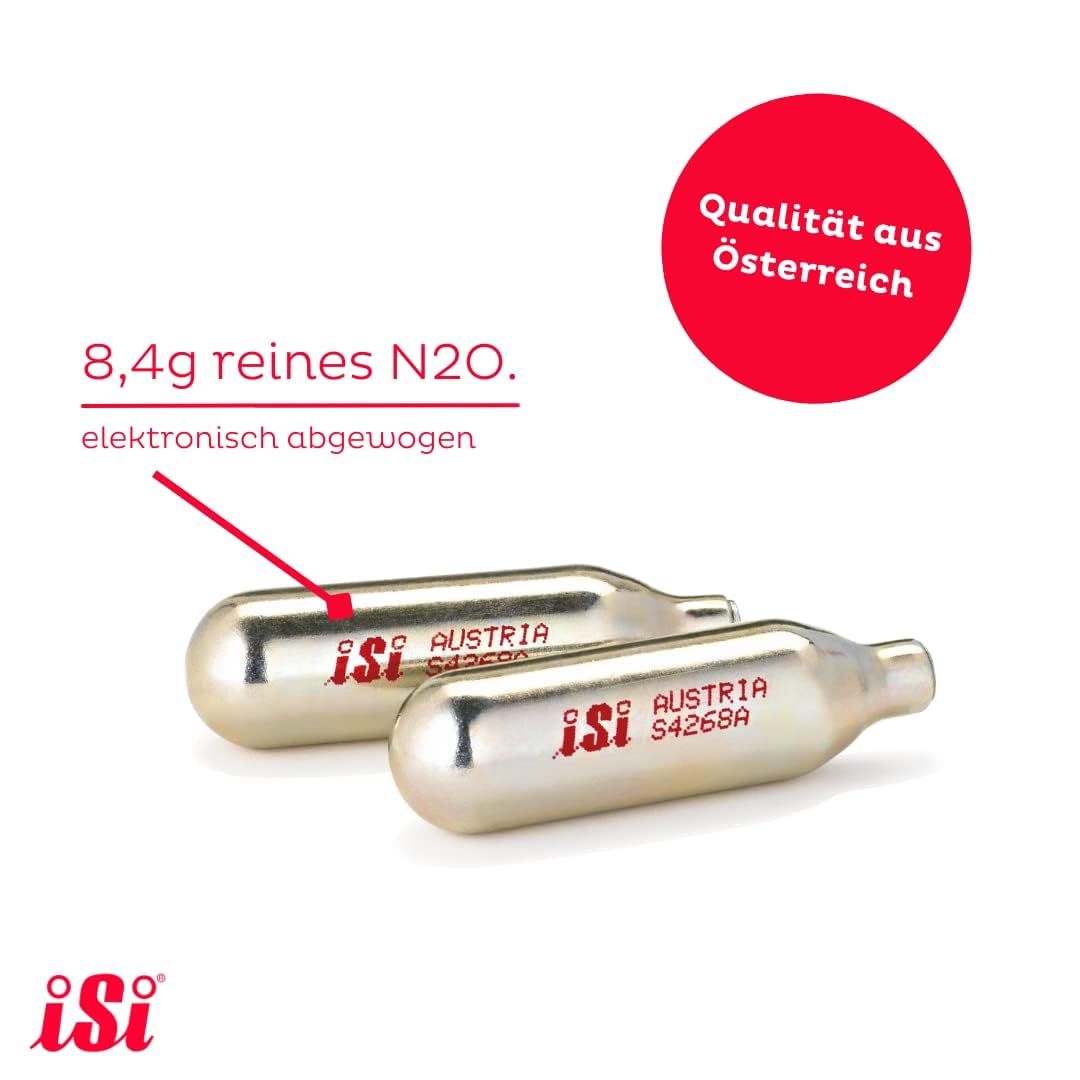 iSi CO2 chargers with durable steel casing for sustainability