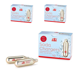iSi CO2 soda siphon chargers 30-pack for at-home carbonation
