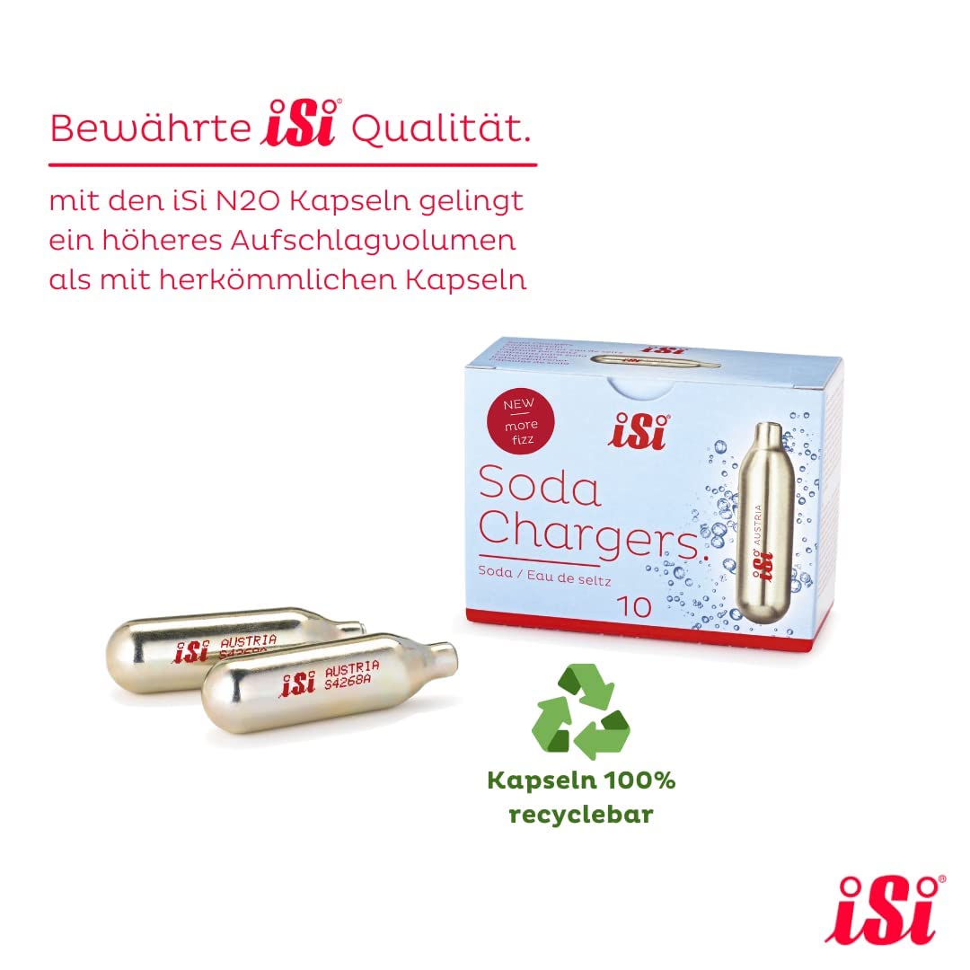 Disposable CO2 chargers from iSi for simple, mess-free fizz
