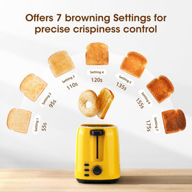 ISILER crumb tray enables easy cleanup after toasting.