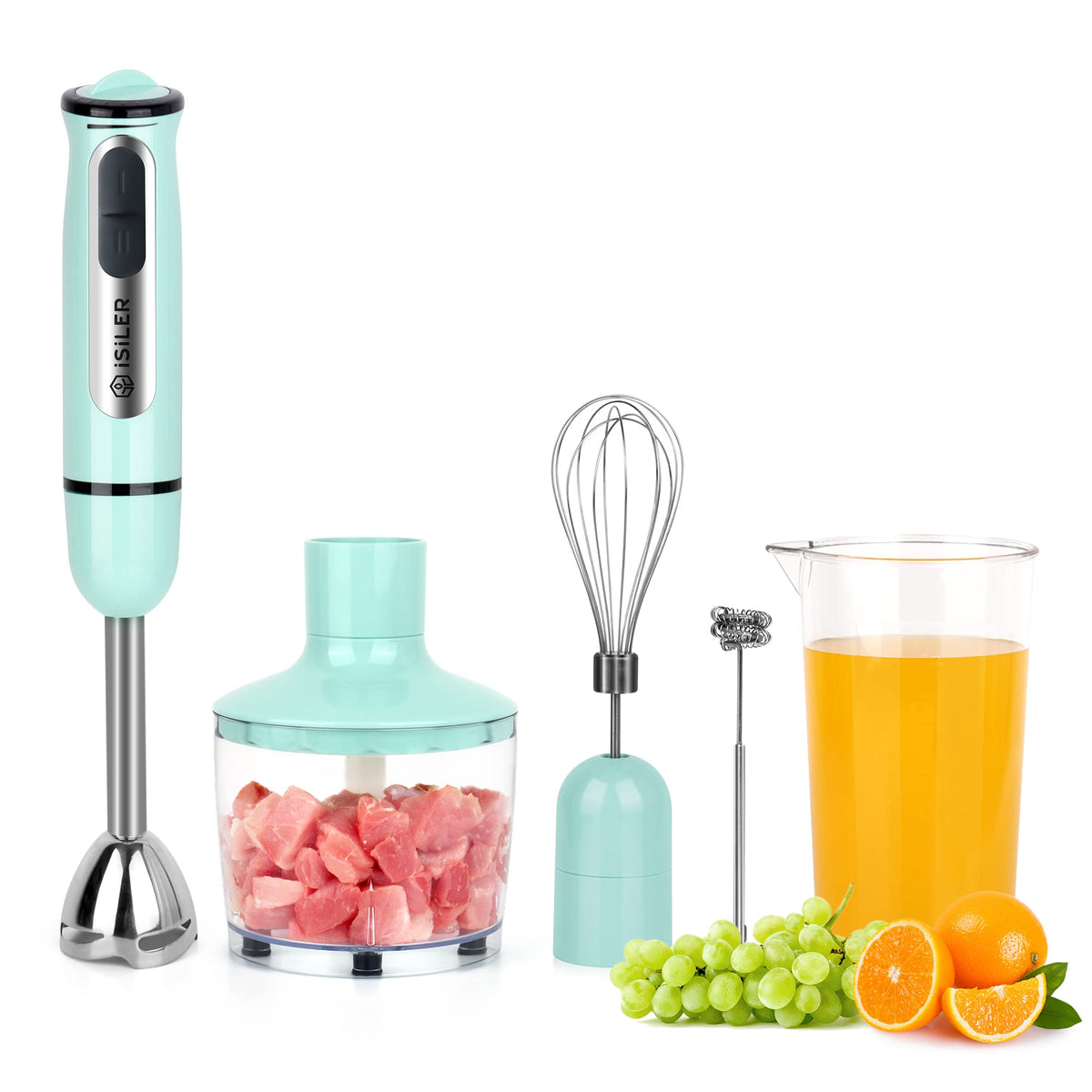 ISILER immersion hand blender base unit offering versatile blending for sauces and smoothies.