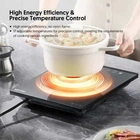ISILER induction cooktop safety lock highlights kid-friendly safety at a glance