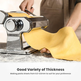 ISILER dough sheets pass smoothly for dumpling skins and pasta.