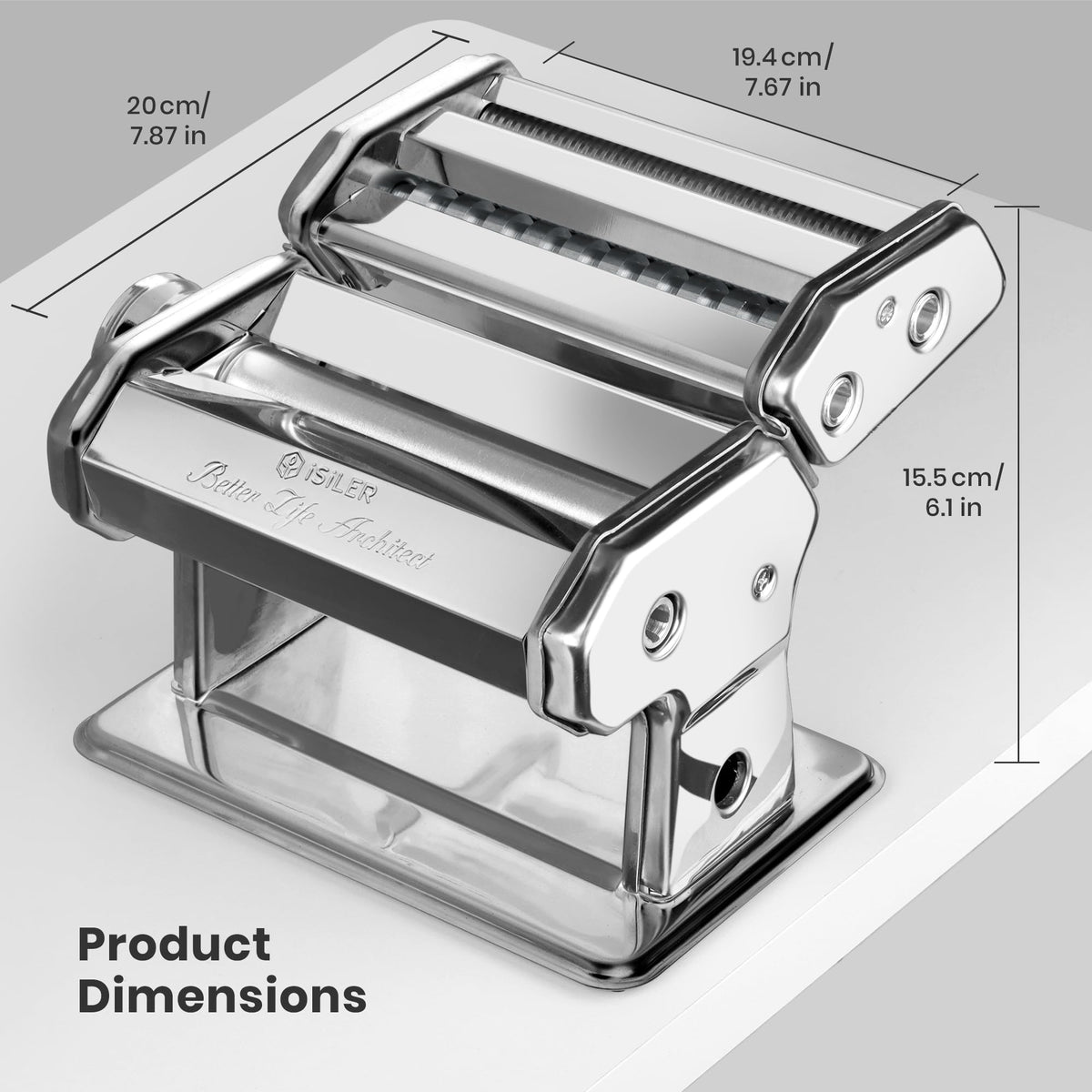 ISILER dumpling-skin focus helps you shape wrappers.