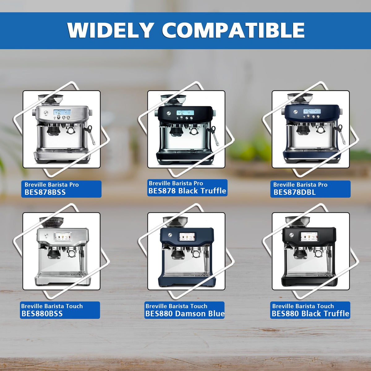 Isinlive filter media close-up for Breville BES990 shows coconut-activated carbon.