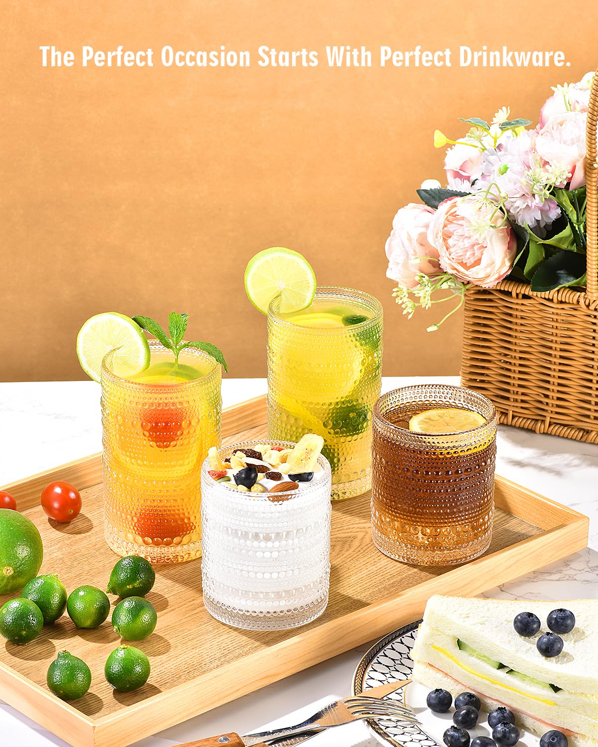 ISMASOAN dishwasher-safe glassware for easy cleanup after meals and gatherings.