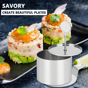 Ismosm professional dessert plating with this set elevates presentation.