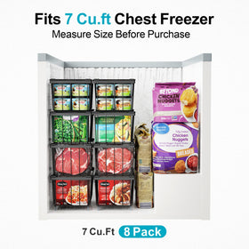 iSPECLE wire baskets with a robust coating resist cold damage for lasting freezer storage.