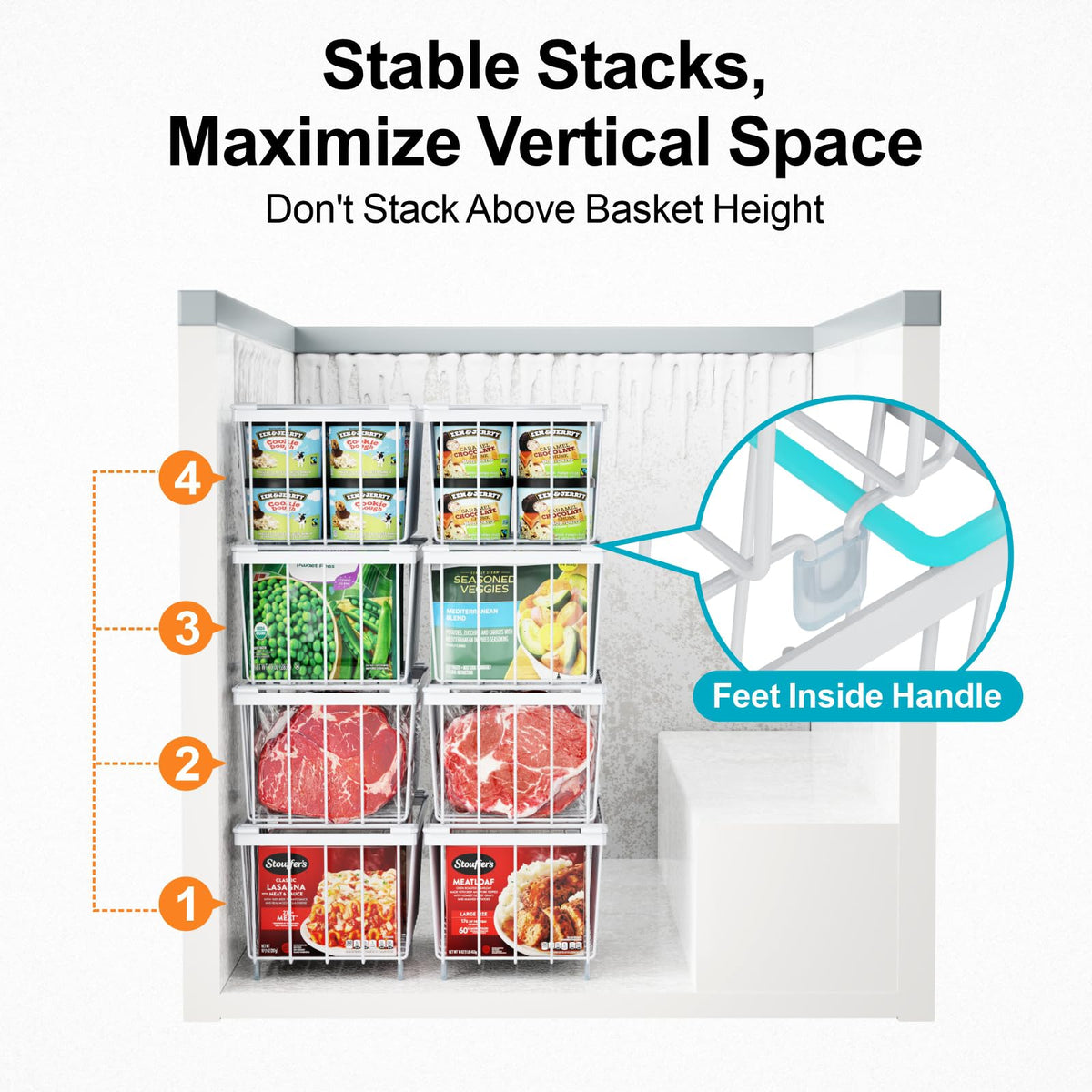 iSPECLE organizes meat and vegetables for efficient meal prep