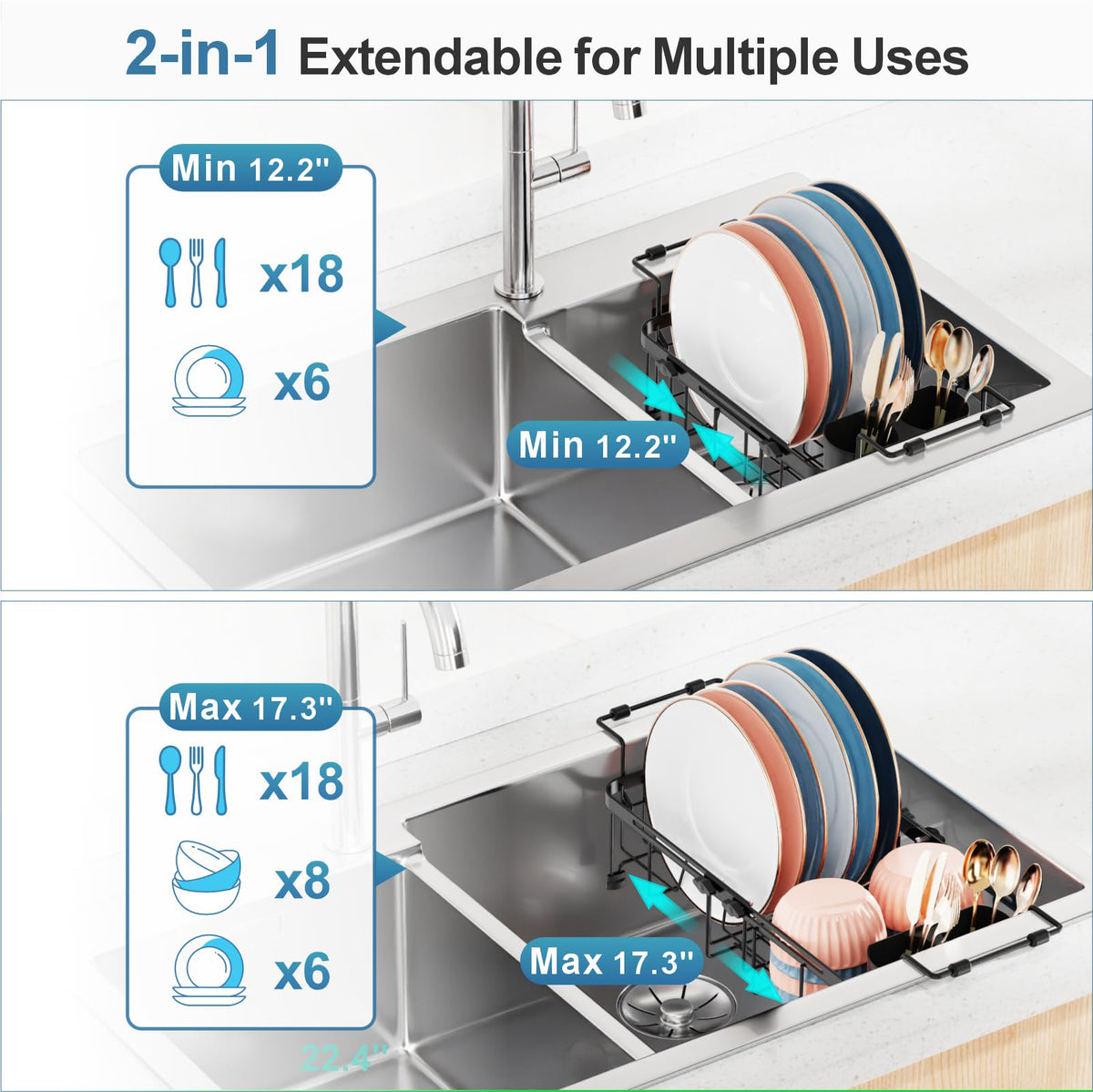 iSPECLE rust-resistant flat iron frame lasts in wet kitchens