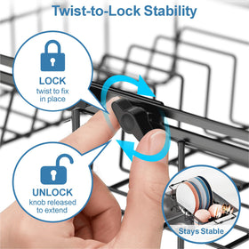 iSPECLE secure screw lock prevents wobble and adds stability