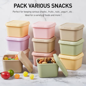ISSEVE leakproof snack containers keep fruits, nuts, sauces sealed for travel.