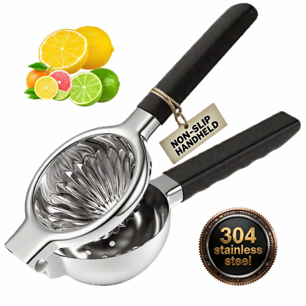 Istarcas stainless steel lemon squeezer supports durable performance in busy kitchens.