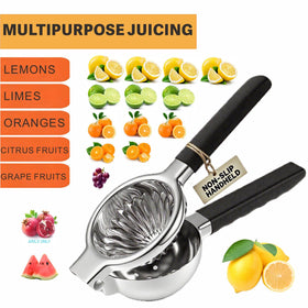 Istarcas dishwasher-safe stainless press simplifies cleanup after kitchen juice tasks.