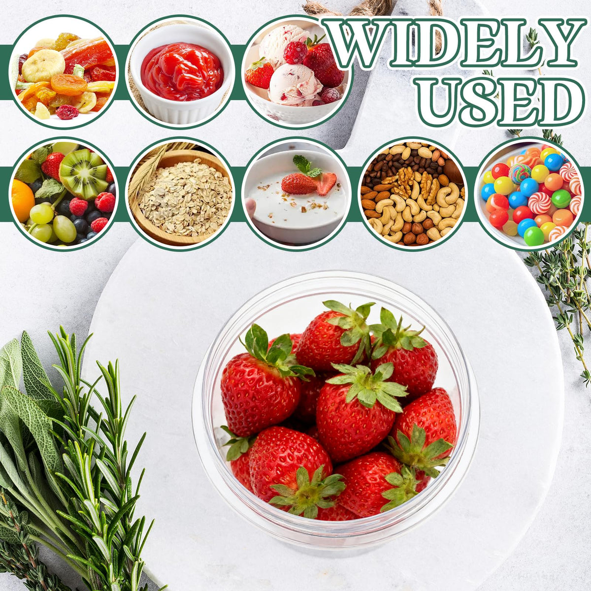 ISUSSER BPA-free, food-grade containers for safe storage.