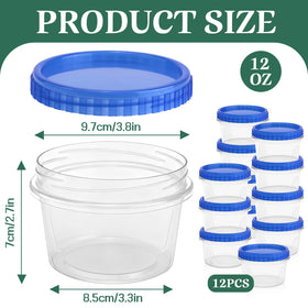 ISUSSER screw-on lids provide airtight freshness and compact stacking.