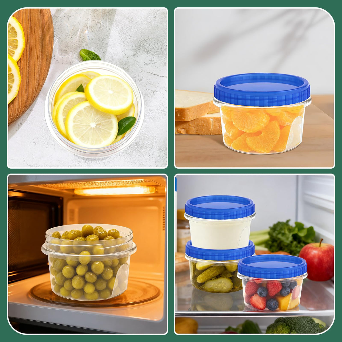 ISUSSER reusable containers support eco-friendly kitchen storage.