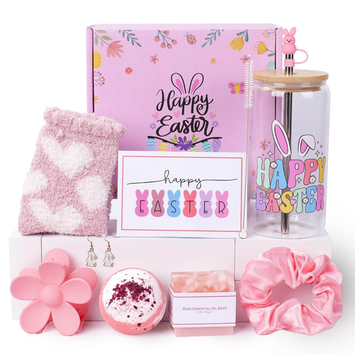 Ithmahco Easter gifts for teens in a pink bunny box, perfect for spring delight