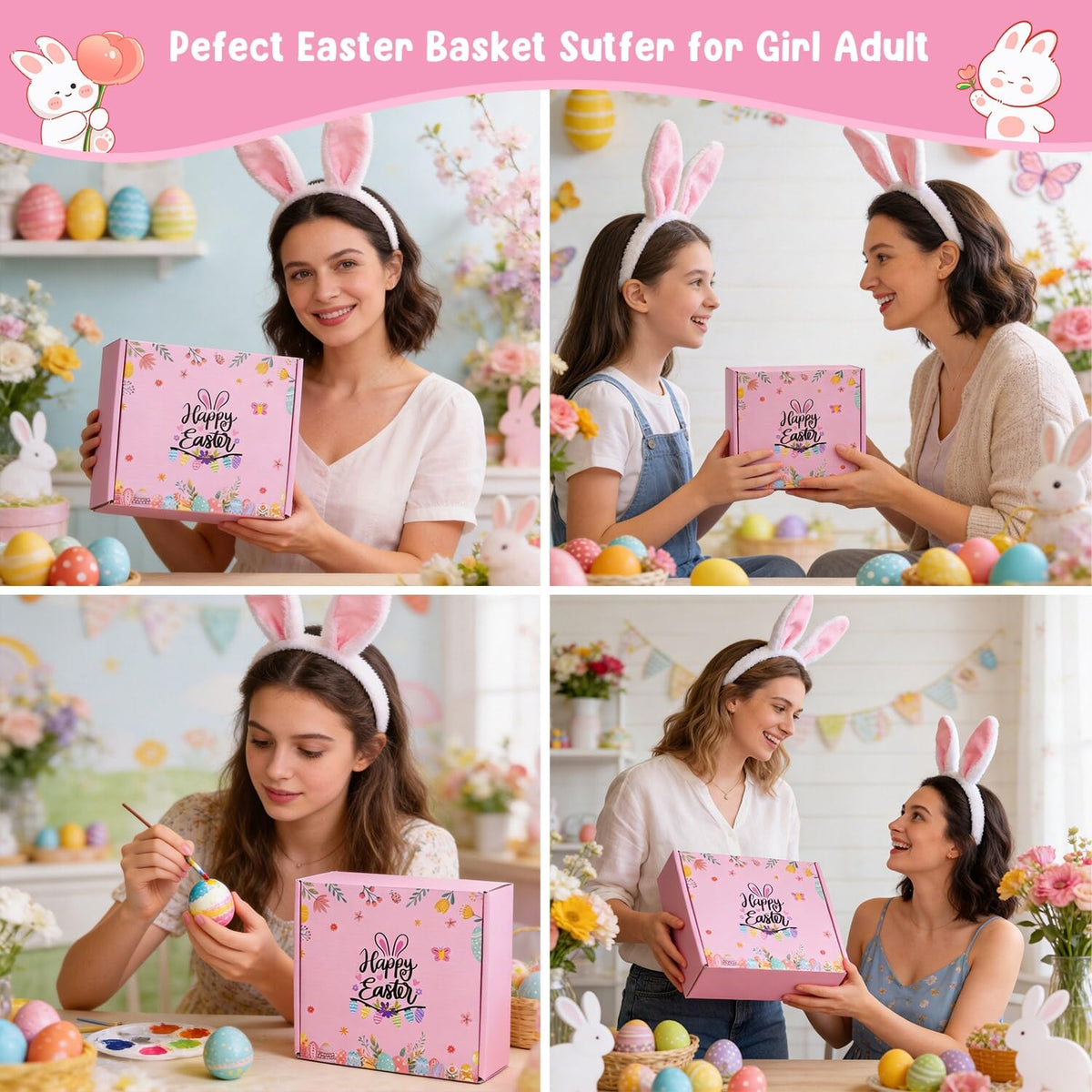 Ithmahco pink gift box and card deliver ready-to-give Easter joy