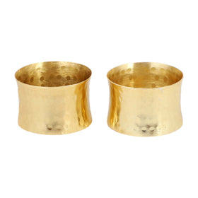 ITOS365 12-pack napkin rings displayed as elegant dining decor for gatherings