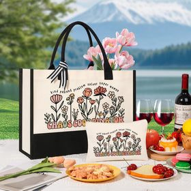 Itotegifts Chaos Coordinator tote stitching detail, reinforced for durability during busy days.