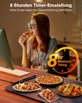 itrusou food warming mat large heat area supports several dishes