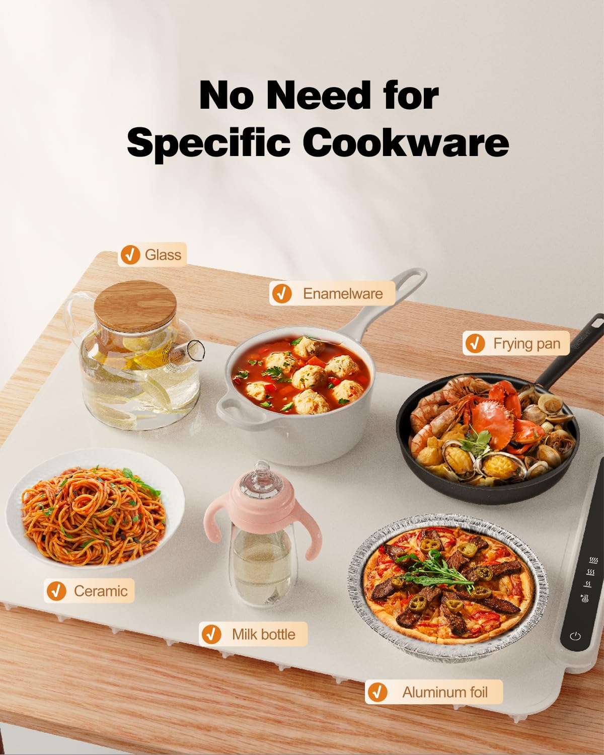 itrusou warming mat for versatile uses like milk warming and defrosting