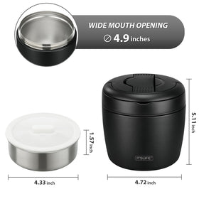 Itslife 18/8 stainless steel is BPA-free and durable.