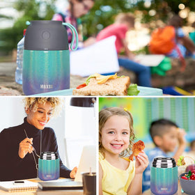 Itslife leak-proof insulated jar lid prevents spills in lunch bags.
