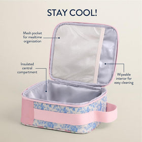 Itzy Ritzy insulated toddler lunch box keeps meals at a comfortable temperature.