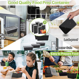 IUMÉ BPA-free reusable plastic for daily meal prepping and leftovers