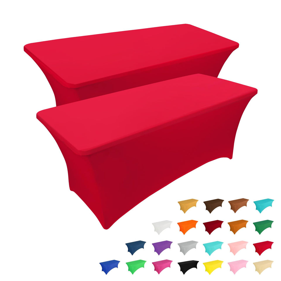 IVAPUPU 2-pack 6ft tablecloth with wrinkle-resistant fabric for elegant events