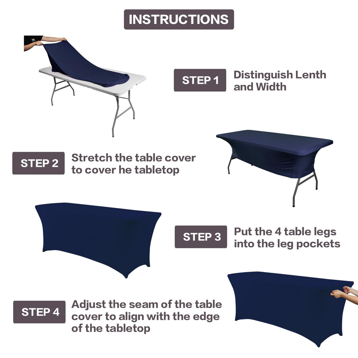 IVAPUPU easy-care tablecloth; machine washable and quick to dry.