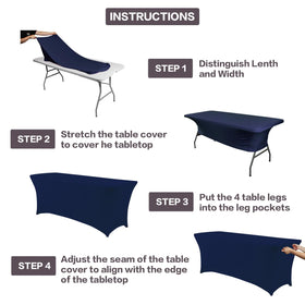 IVAPUPU easy-care tablecloth; machine washable and quick to dry.