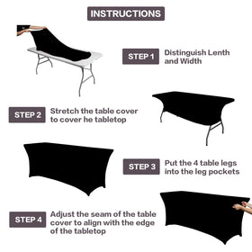 IVAPUPU easy-care, washable tablecloth simplifies cleanup after events.