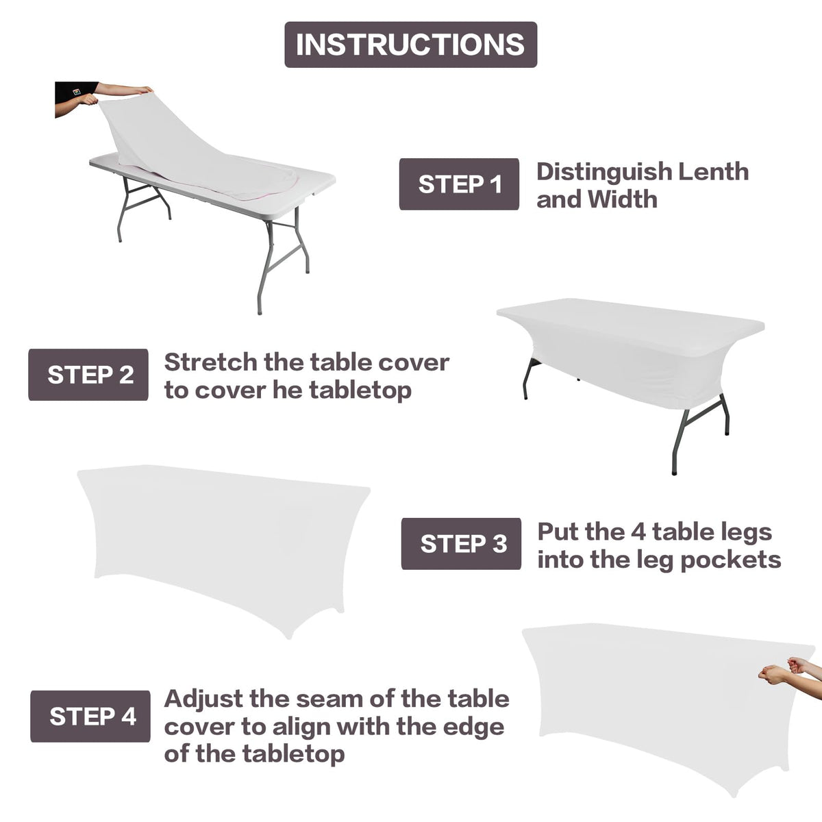 IVAPUPU four-way stretch design anchors edges with a clean look.