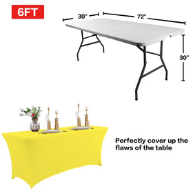 IVAPUPU four-way stretch design on a neatly fitted table
