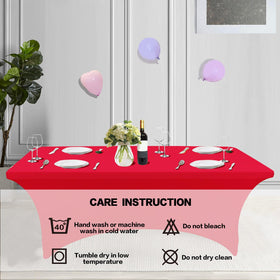 IVAPUPU red party and wedding table decor ideal for celebrations