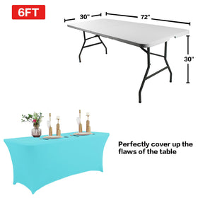 IVAPUPU stain-resistant tablecloth fabric for easy cleanup after meals.