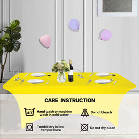 IVAPUPU washable tablecloth in easy-care home setup