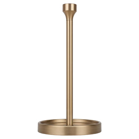 Ivilon countertop paper towel holder with warm gold base for steady tearing