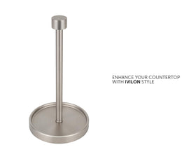 Ivilon paper towel holder highlighting a weighted base for steadiness