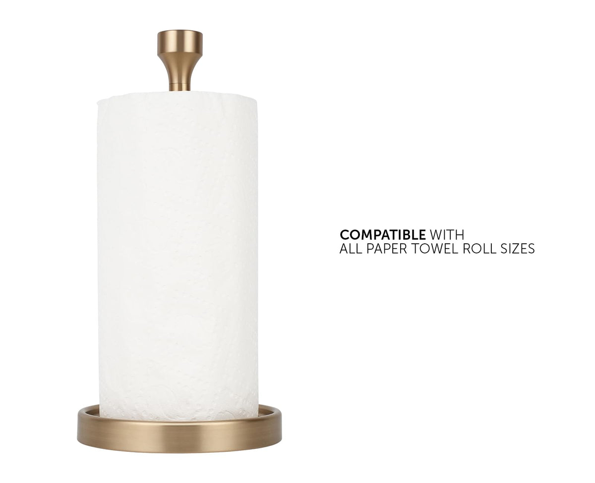 Ivilon non-slip pad keeps the holder secure while tearing towels