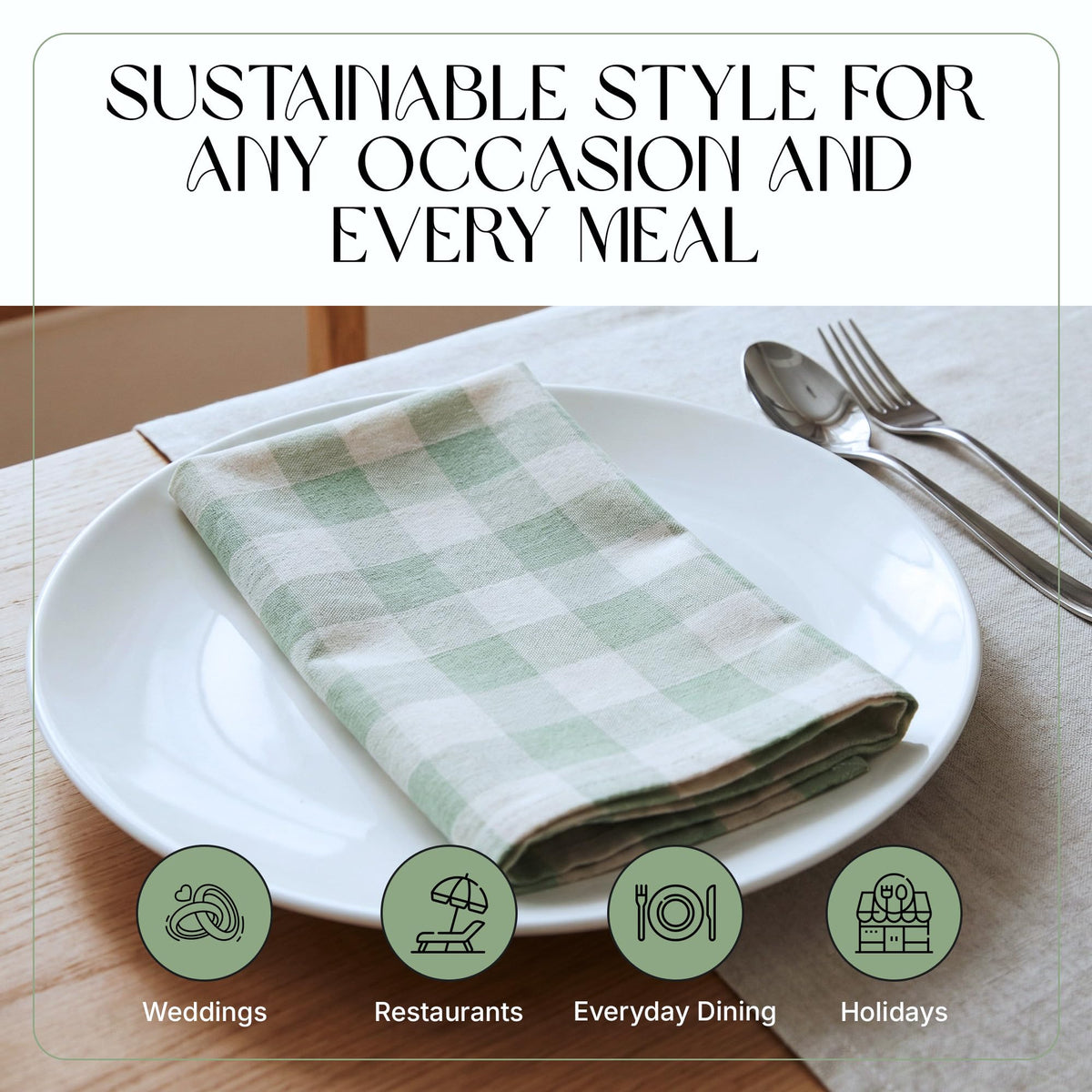 Ivy Heritage washable cloth napkins offer durable, eco-friendly table linens.