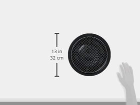 Iwatani CB-P-AM3 Aburi stovetop grill pan over-stove view demonstrates secure placement.