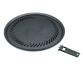 Iwatani BBQ Grill Plate Large overview showing roomy surface for family meals.